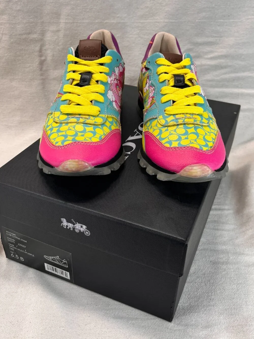 NEW ~ COACH C118 CHINA MXM [Dong Jin] Womens 6.5US Shoes Sneakers Anime Manga